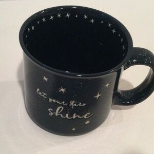 Coffee Mug Market Finds Dark Blue "LET YOUR STARS SHINE" S